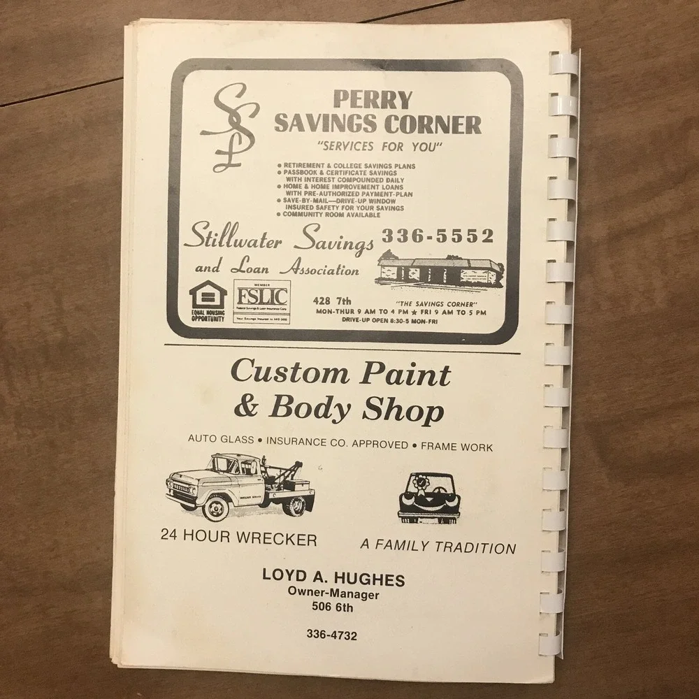 Beta Sigma Phi Cookbook Perry Oklahoma Recipes From Our Finest Cooks Spiral
